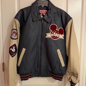 Walt Disney World leather jacket LIMITED EDITION Disneyana convention 25th